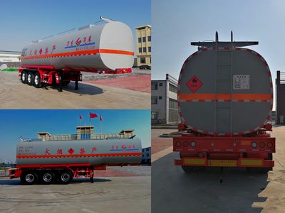 Lisheng  HLS9400GRYA Flammable liquid tank transport semi-trailer