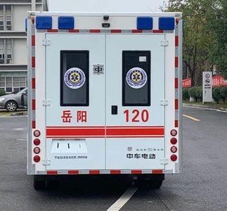 Chinese license plate cars TEG5040XJH09 ambulance