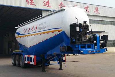 Huayue Xing brand automobiles FNZ9400GXH Lower ash semi-trailer