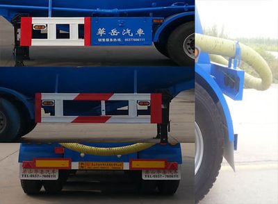 Huayue Xing brand automobiles FNZ9400GXH Lower ash semi-trailer