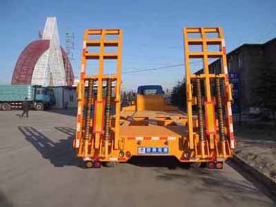 Juntong  JF9342TDP Low flatbed semi-trailer