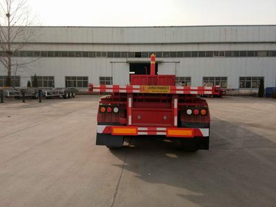 Linzhou  YDZ9408ZZXP Flat dump semi-trailer