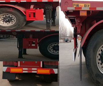 Linzhou  YDZ9408ZZXP Flat dump semi-trailer