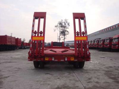 Yamakawa  SCQ9350TDP Low flatbed semi-trailer