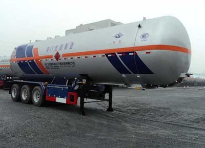 Hongtu  HT9400GRY2 Flammable liquid tank transport semi-trailer