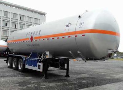 Hongtu  HT9400GRY2 Flammable liquid tank transport semi-trailer