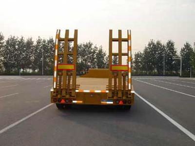 CIMC ZJV9283TD Low flatbed semi-trailer