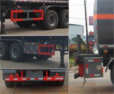 Zhongqi Liwei brand automobiles HLW9409GFW Tank transport semi-trailer for corrosive substances