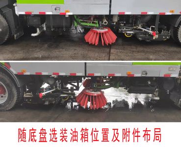 Zhongyunwei brand automobiles ZYW5180TXS6EQ Washing and sweeping vehicle