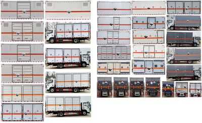 Dali  DLQ5121XFWEQ6 Corrosive goods box transport vehicle