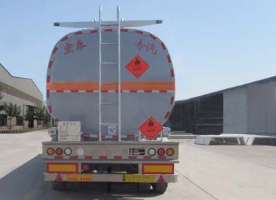 Zhengkang Hongtai brand automobiles HHT9405GRYB Aluminum alloy flammable liquid tank transport semi-trailer