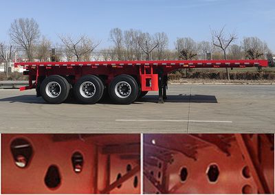 Tonghua  WTY9401TPB Flat transport semi-trailer