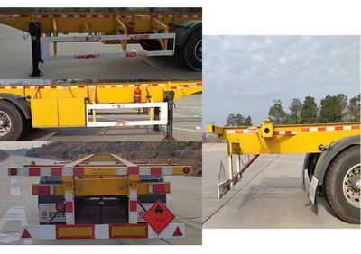 New Mengkai  NMK9400TWYA1 Transport semi-trailer of dangerous goods tank frame