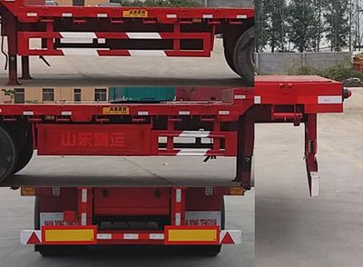 Yuntengchi  SDT9400TPBE Flat transport semi-trailer