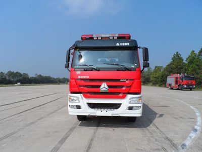 Chuanxiao brand automobiles SXF5270GXFPM120HW Foam fire truck