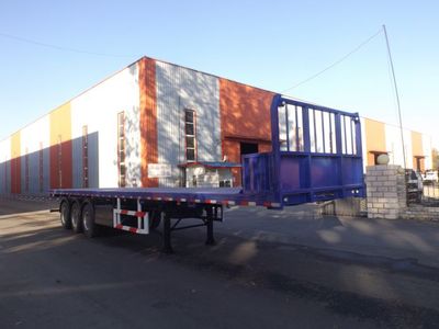 Zhongyan Automobile BSZ9400TPB Flat transport semi-trailer