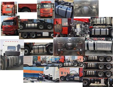 Jiefang Automobile CA4250P1K15T1E6A80 Flat headed diesel tractor