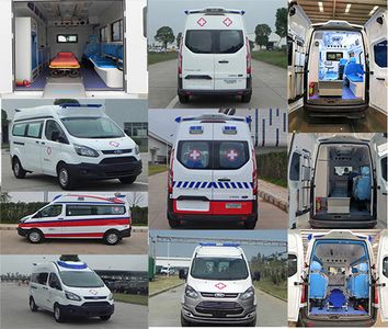 Jiangling Quanshun brand automobiles JX5036XJHZLA6 ambulance