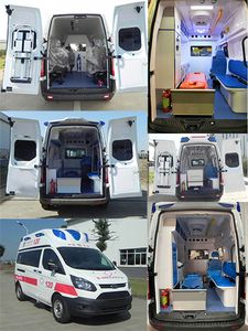 Jiangling Quanshun brand automobiles JX5036XJHZLA6 ambulance