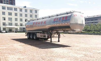 Kaiser ZGH9400GSY Aluminum alloy edible oil transportation semi-trailer