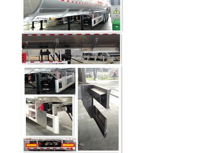 Tianming  TM9402GYY Aluminum alloy oil transport semi-trailer