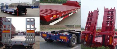 CIMC ZJV9402TDPHJB Low flatbed semi-trailer