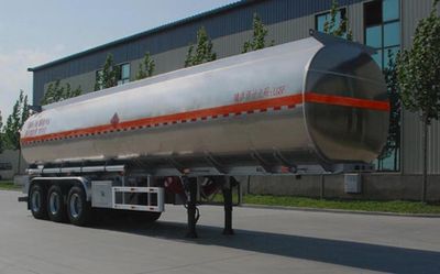 Jinbi  PJQ9403GYYL Aluminum alloy oil transport semi-trailer