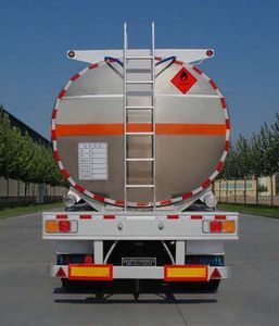 Jinbi  PJQ9403GYYL Aluminum alloy oil transport semi-trailer