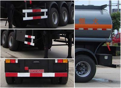 Chufei  CLQ9401GRY Flammable liquid tank transport semi-trailer