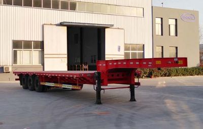 Xinlujun  SSY9380TDP Low flatbed semi-trailer