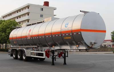 Kaile  AKL9406GRYC Aluminum alloy flammable liquid tank transport semi-trailer