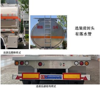 Hehai Mingzhu  MZC9400GYY Aluminum alloy oil transport semi-trailer