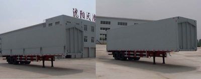 Tianye  STY9321XYK Wing opening box semi-trailer