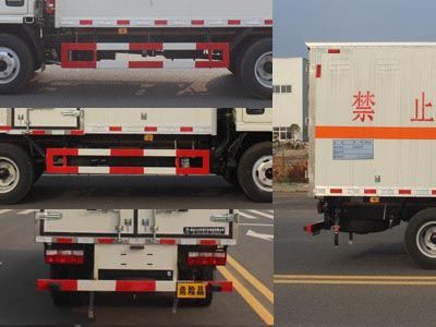 Dali  DLQ5040XDGEQ Toxic and infectious goods box transport vehicle