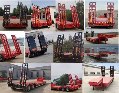 Jinniu Qiangqiang  GCV9350TDP Low flatbed semi-trailer