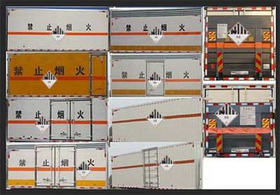 Huatong brand automobiles HCQ5042XZWJX5 Miscellaneous dangerous goods box transport vehicle