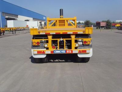 CIMC ZJV9356ZZXQD Flat dump semi-trailer