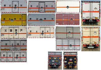 Baijie  QYY5044XZWBJ6 Miscellaneous dangerous goods box transport vehicle