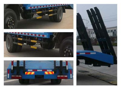 Huatong brand automobiles HCQ5160TPBE3 Flat transport vehicle