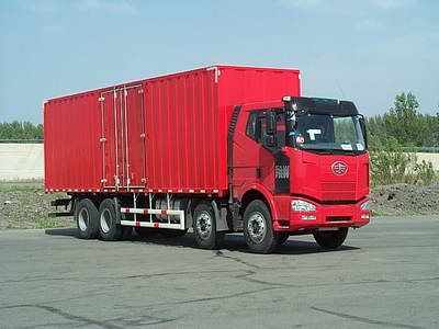 Jiefang Automobile CA5310XXYP66K2L7T4A1E1 Flat headed diesel box transport vehicle