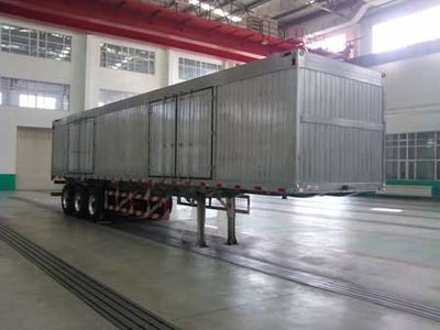 Mengkai  MK9400XXYLH Aluminum alloy box transport semi-trailer