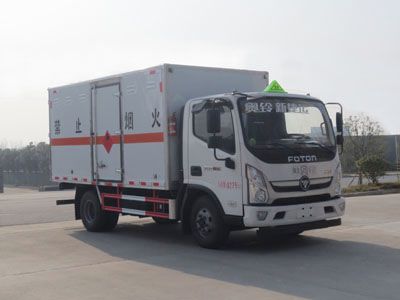 Jiangte brand automobiles JDF5080XRQB6 Flammable gas box transport vehicle