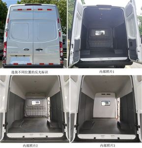 Jianghuai brand automobiles HFC5049XXYK4H1S Box transport vehicle