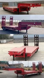 Chenlu  LJT9330TDP Low flatbed semi-trailer