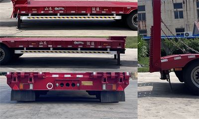 Chenlu  LJT9330TDP Low flatbed semi-trailer