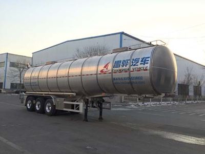 Changhua  HCH9400GSYMR Aluminum alloy edible oil transportation semi-trailer