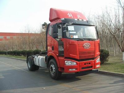 Jiefang Automobile CA4180P63K2AE4 Flat head diesel semi-trailer tractor