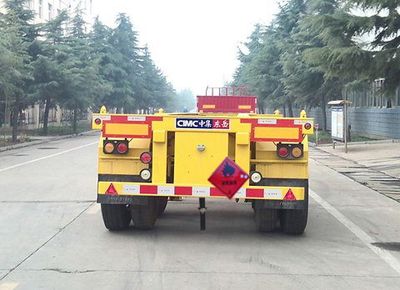 Liangshan Dongyue  CSQ9350TWY Transport semi-trailer of dangerous goods tank frame