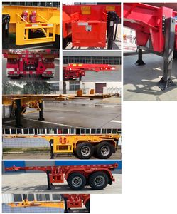 Liangshan Dongyue  CSQ9350TWY Transport semi-trailer of dangerous goods tank frame