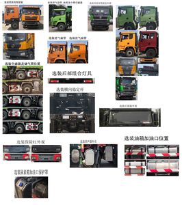 Shaanxi Automobile SX5319ZLJ5C286 garbage dump truck 